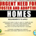 Urgent Need for Foster Homes within MCN Reservation