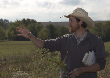 Observers learn about different plants growing on land