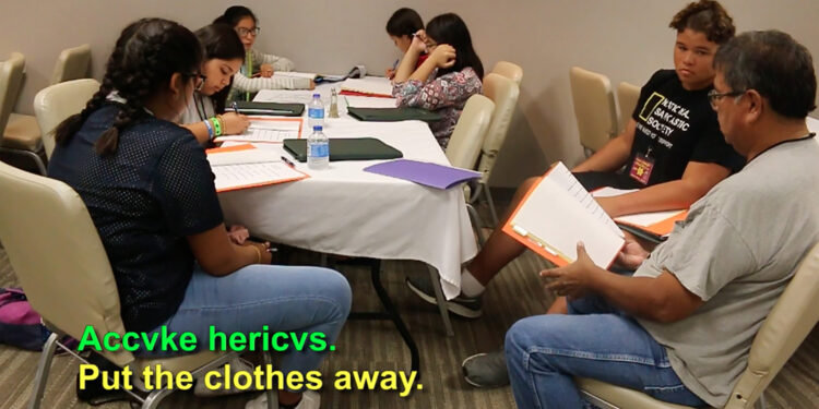 Mvskoke Language camp deadline approaching