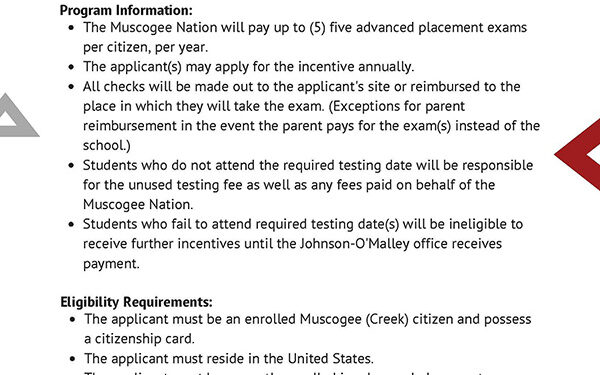 JOM Program continues the Advanced Placement Incentive