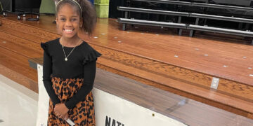 At-Large citizen inducted into the National Elementary Honor Society