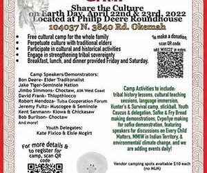 Seminole Treaty People to host youth and elder camp on Earth Day weekend