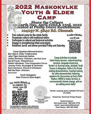 Seminole Treaty People to host youth and elder camp on Earth Day weekend