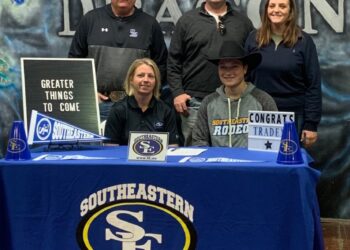 Southeastern Rodeo Team ropes in Hanna Senior
