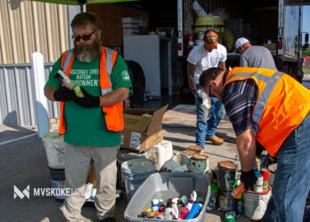 Environmental Services hosted Curbside Household Hazardous Waste Collection Event