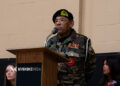 Ernest Childers Middle School hosted the annual Veterans Day Assembly