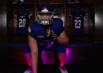 Jay Stroble Jr. receives football scholarship from NSULA