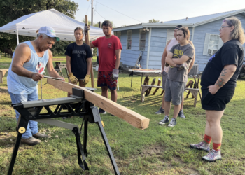 Mvskoke living legend teaches the art and craft of longbow making