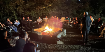 Mvskoke Youth learn about healthy relationships and listen to honkv stories