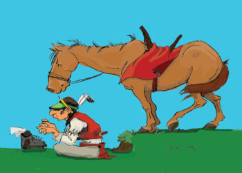 Traffic tickets, tributes, tribal leader doll