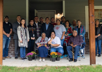 Muscogee Elder Receives Replacement Home Through Housing Program