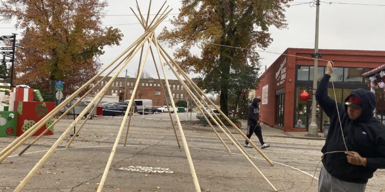 Sapulpa Christmas Chute features Native Culture for the holidays