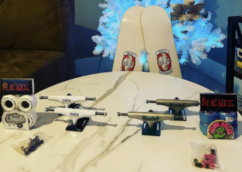 Nokose Skateboards donates skateboards to children for Christmas