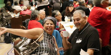Mvskoke Veterans and Elders celebrate the holidays