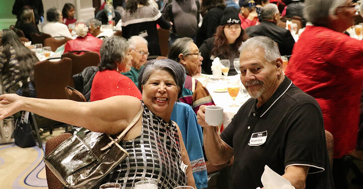 Mvskoke Veterans and Elders celebrate the holidays