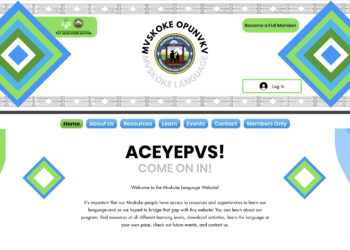 Mvskoke Opunkv Dot Com: a one-stop  place to learn the Mvskoke language