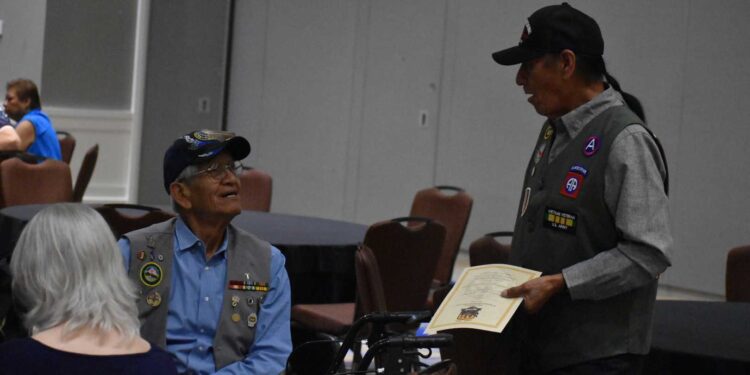 Vietnam Veterans from Muscogee Nation meet at River Spirit