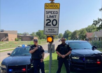 Lighthorse Police and Okmulgee Police work together to protect the community as school resumes