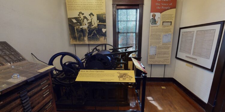 Gilcrease Museum repatriates Cherokee Advocate printing press