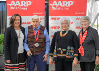 Three Mvskoke citizens, two Kialegee Tribal Town citizens honored at AARP Elders Award ceremony