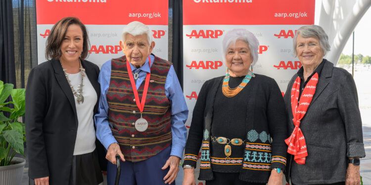 Three Mvskoke citizens, two Kialegee Tribal Town citizens honored at AARP Elders Award ceremony