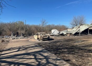 High winds blow wildfires across the Mvskoke Reservation
