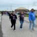 Community members walk to spread awareness on child abuse