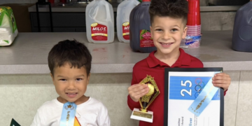 MCN Wetumka Head Start celebrates student athletes with trophies and pizza night