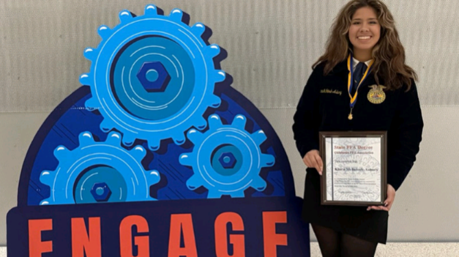 MCN citizen Kiara McIntosh-Asbury awarded historic State Future Farmers of America Degree