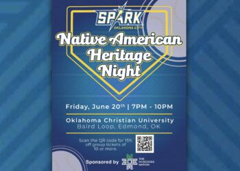 Muscogee (Creek) Nation sponsoring the OKC Spark Native American Heritage Night on  June 20th
