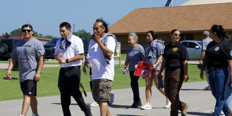 Sixth Annual Honor Walk brings awareness to Hickory Ground