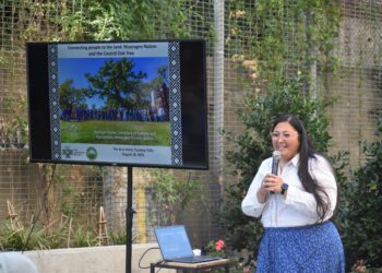 Secretary Butler educates Tulsans on Mvskoke, Council Oak Tree history