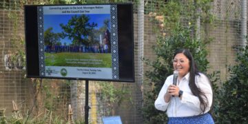 Secretary Butler educates Tulsans on Mvskoke, Council Oak Tree history