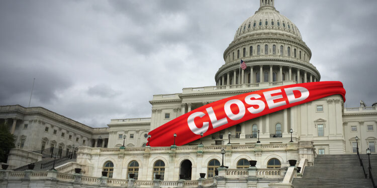 Federal government shuts down with no end in sight