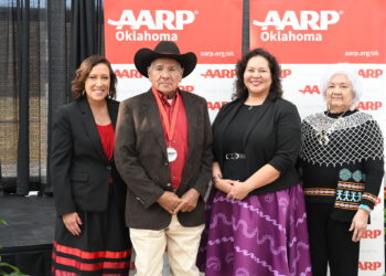 One Mvskoke, two Kialegee citizens honored at 2025 AARP Native American Elders Honors Celebration
