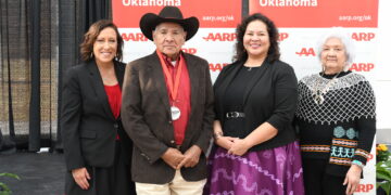 One Mvskoke, two Kialegee citizens honored at 2025 AARP Native American Elders Honors Celebration