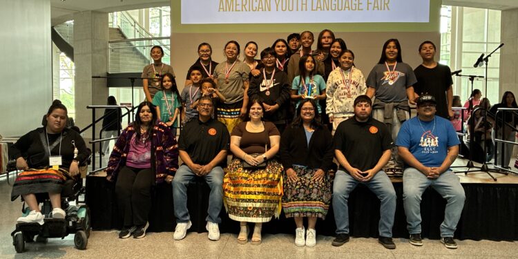 Mvskoke and Euchee language students place at language fair