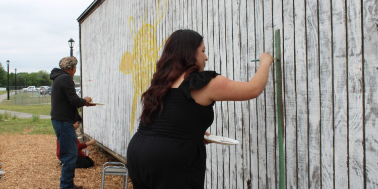 Students spend Earth Day outside