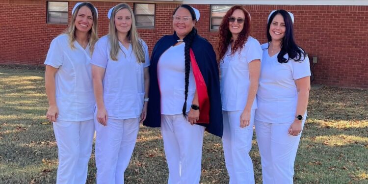 Deep Fork Nursing Honor Guard Honors Nurses with Final Salute at Services