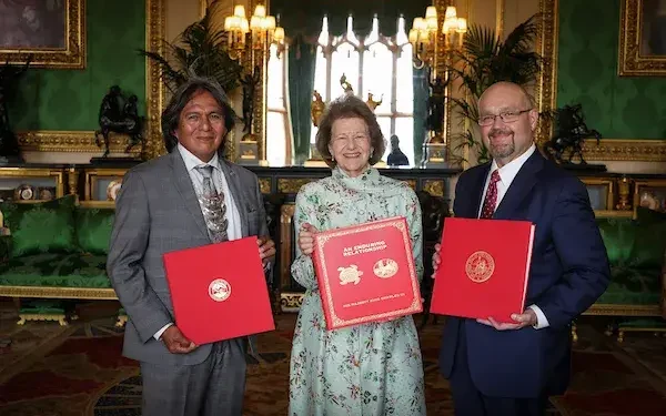 Tribal leaders formally welcomed by the Royal Family in Windsor