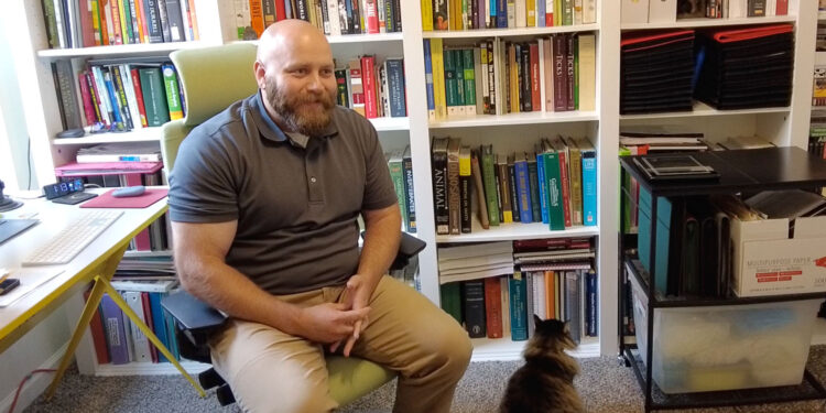 Daniel Marshall finds his path in science, one tick at a time