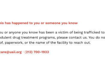 UAII Calls on Native Community to Report Trafficking into Fraudulent Treatment Programs